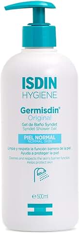 ISDIN Germisdin Original Higiene Corporal y Manos, gel de Baño Formulado con Agentes Antisépticos, 500 ml  