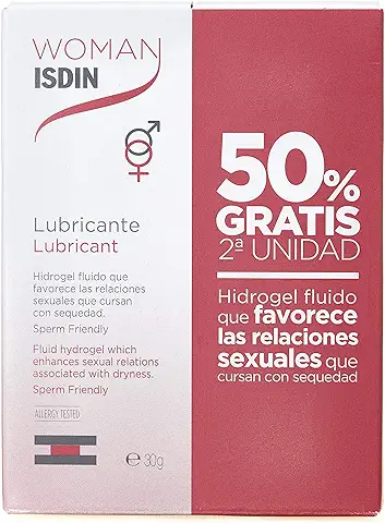 ISDIN Woman Lubricante Vaginal Duplo, Extra 50% 2A Unidad, 30 ml  