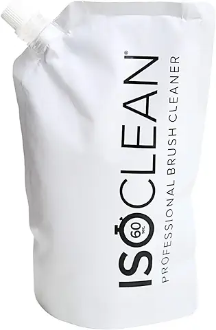ISOCLEAN Limpiador de Brochas de Maquillaje Antibacteriano Líquido Desinfectante Solución de Recarga Ecológica 525ml - Higiénico Secado Rápido Fácil de usar Funciona en 60 Segundos…  