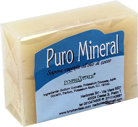 Jabón en Cristal de Alumbre de roca - Jabonería Artesanal - Jabones Elaborados en Frío - No Contienen Colorantes, Conservantes Químicos, Tensioactivos y Parabenos - 100% Natural  