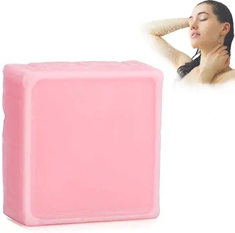 Jabón para Aclarar la Piel, Abrillantador Natural de la piel para una tez Uniforme, Crema Blanqueadora íntima para Blanquear los Labios  