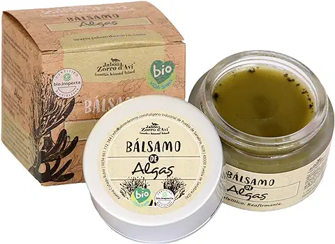 Jabón Zorro D’Avi | Crema Hidratante Corporal | Bálsamo Ecológico de Algas | 50 ml | Reafirma y Tonifica | Crema para Cuerpo | Piel de Naranja y Celulitis | Fabricado en España  