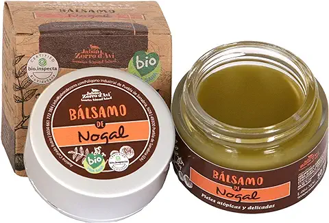 Jabón Zorro D’Avi | Crema Hidratante Facial y Corporal | Bálsamo Ecológico de Nogal | 50 ml | Problemas de piel | Crema para Cara y Cuerpo | Rojeces y Descamación | Fabricado en España  