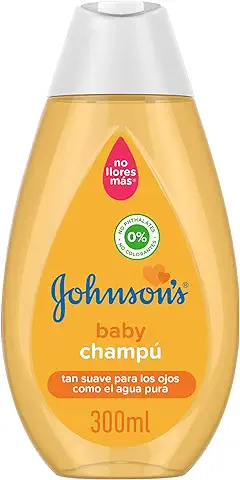 Johnson's Baby Champú Clásico Gold, Pelo Suave, Brillante y Saludable, Para Toda la Familia, de Uso Diario, 300 ml  