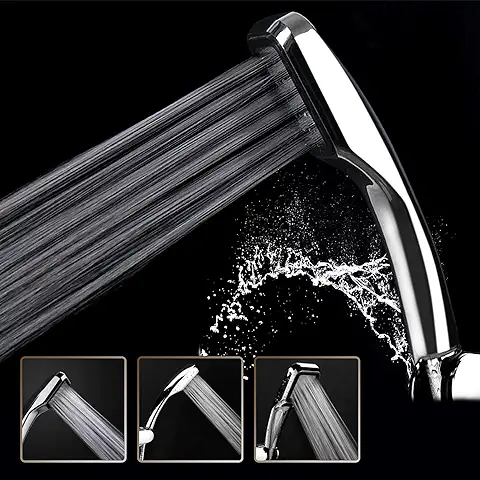 Joyoldelf Alcachofa de Ducha, Duchas de Baño Alcachofa, Ducha de Mano 30% de Ahorro de Agua, 300 Agujeros  