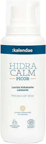 Kalendae - HidraCalm Picor 200ml Orgánico - Loción Hidratante para Pieles Sensibles y con Picor. Hidratación, Alivio del Picor Inmediato. 99'5% Ingredientes Naturales, Bio. COSMOS - Organic  