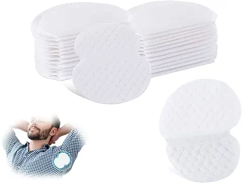 Kellegour 150 Piezas Almohadillas Sudor Axilas,Almohadillas Antitranspirante,Protector para Axilas,Almohadilla para el Sudor en las Axilas,Invisibles,Desechable,Cómoda,Verano para Hombres y Mujeres  