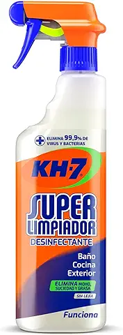 KH-7 - Superlimpiador Desinfectante, Máxima Potencia Para La Limpieza De Toda Tu Casa: Baño, Cocina Y Exterior - Pulverizador 650ml  