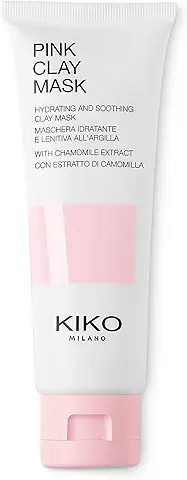 KIKO Milano Pink Clay Mask | Mascarilla Facial Hidratante y Calmante con Camomila y Arcilla rosa  
