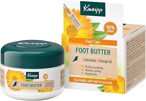 Kneipp Bálsamo para Pies, con Extracto de Caléndula Naranja, Crema Hidratante para Pies Secos y Agrietados, Ideal para Durezas y Callos, Previene Hongos, Efecto Desodorate, 100 ml  