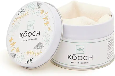 Kooch Pack 3 Muselinas Desmaquillante Facial Reutilizable Algodón Orgánico | Limpieza Facial Mujer | Toallitas Desmaquillantes Exfoliación Reutilizables | Regalo Navidad  