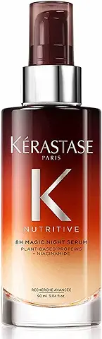 Kérastase Nutritive, Sérum Reparador de Noche, Para Cabello Seco, Revitaliza, Nutre y Repara, Con Niacinamida Anti-sequedad, 8H Magic Night Serum, 90 ml Kérastase Nutritive, Sérum Reparador de Noche, Para Cabello Seco, Revitaliza, Nutre y Repara, Con Niacinamida Anti-sequedad, 8H Magic Night Serum, 90 ml