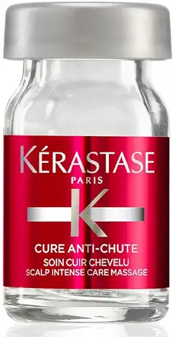 Kérastase | Spécifique, Tratamiento Intensivo, Fortificante y Anti-Caída, Para Hombre y Para Mujer, Cure Anti-Chute Intensive, 42 Monodosis de 6 ml  