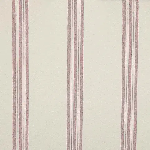 Kt KILOtela - Tela Loneta Half Panamá Hilo Tintado, Algodón, Fibras Recicladas, Decoración, Tapizar, Cojines, Manteles, 100 cm Largo x 280 cm Ancho, Rayas de 5 cm, Granate, Crudo - 1 Metro  