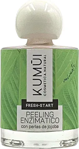 KUMUI Cosmetica Natural - Peeling Enzimatico Doble Accion 1) Exfoliante + 2) Mascarilla - Rejuvenece la Piel, Trata Manchas, Marcas y Acne - Cara Suave y Luminosa - 100% Natural y Sin Microplasticos  