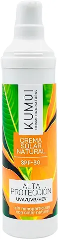 KUMUI - Protector Solar Mineral sin Nanoparticulas - Crema para el sol Natural de alta Protección Física SPF30 con Color - No Blanquea - 50 ml  