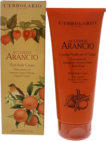 L 'erbolario Accordo Arancio Crema Corporal, 1er Pack (1 x 200 ml)  