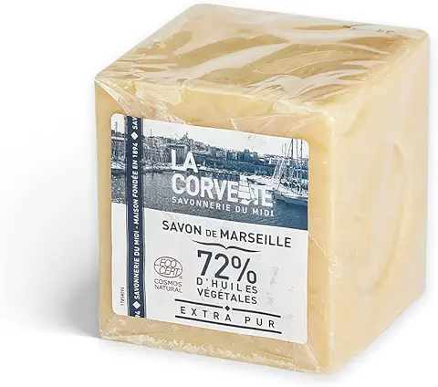 La Corvette cubo de Jabón de Marsella Extra Pur ECOCERT Película 500 G  
