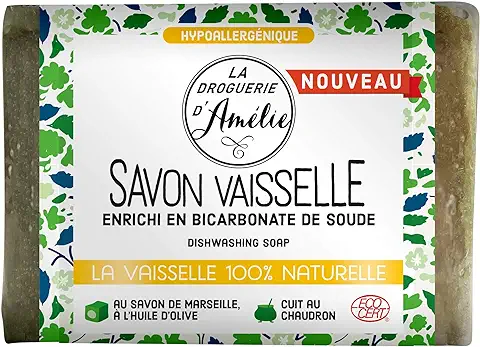 La Droguerie D'Amélie Jabón Lavavajillas, 200 G, Verde  