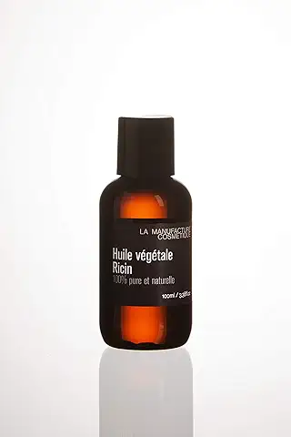 La Manufacture Cosmétique Aceite de Ricino Nutritivo para el Crecimiento del Cabello Seco y Encrespado y Fortalecimiento de Barba, Uñas, Pestañas, Pelo, Puro Natural 100 ml  