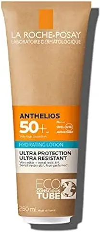 La Roche-Posay Anthelios Leche Hidratante Spf50+ Protector Solar Cuerpo Piel Sensible, Vanilla, 250 Mililitro  