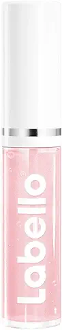 Labello Brillo de Labios Transparente (5,5 ml) para Labios Naturalmente Brillantes, Aceite Labial Hidratante sin Aceites Minerales, Cuidado de Labios con Aceites Naturales  