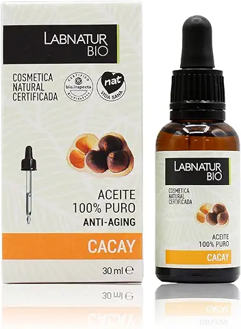 Labnatur Bio Aceite Cacay 30ml, Cacay oil Anti-aging Organic Vegan Cruelty Free. MEJOR Anti-Edad y Anti-Arrugas Para Tu Piel.  