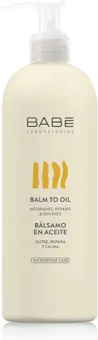 Laboratorios Babé - Bálsamo en Aceite 500 ml, Crema Transformable en Aceite, Hidratante, Nutritiva, Reparadora, Piel Seca  