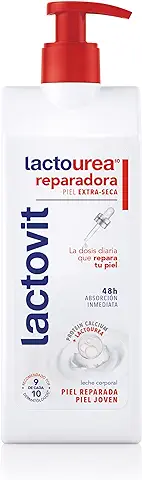 Lactovit - Leche Corporal Reparadora Lactourea con Protein Calcium, para Pieles Secas y Extra Secas - 400 ml  