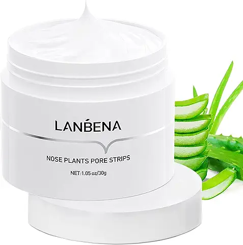 LANBENA Blackhead Remover Peel Off Mask - Elimina los Puntos Negros de la cara y la Nariz, 1.05oz  