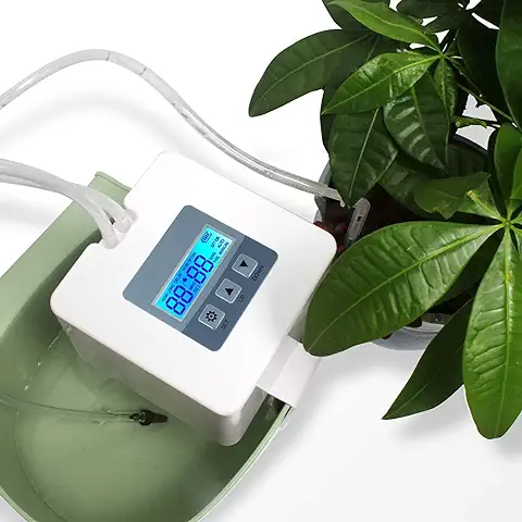 Landrip DIY Sistema de Riego, Automático Vacaciones Dispositivos de Riego Kit con 33 ft Manguera para Flores, Terraza, Jardín o Plantas de Maceta  