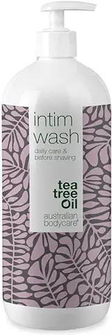 Lavado Íntimo 1000 ml | Gel íntimo para Mujeres con Aceite de Árbol de Té Australiano Natural y Vegano para Higiene Femenina y Afeitado | Gel Femenino Dermatológicamente Testado y Equilibrado pH  