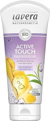 Lavera Active Touch - Gel de Ducha de Jengibre Ecológico y Matcha Orgánica, Efecto Revitalizante, Ingredientes Activos Vegetales Orgánicos, Cosmética Natural e Innovador, 2 Unidades (2 x 200 ml)  