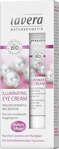 Lavera Cuidado Facial Iluminador Crema de ojos Perla, 1er Pack (1 x 15 ml)  