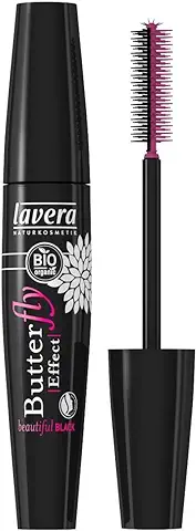 Lavera Máscara de Pestañas Butterly Effect -Beautiful Black- Vegano - Cosméticos Naturales 100% Certificados - Maquillaje - 11 ml  