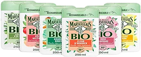 Le Petit Marseillais Gel de Ducha Orgánico, Multiperfumado, 6 x 250 ml  