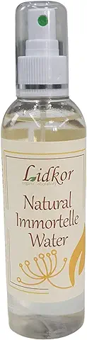 LIDKOR Helichrysum Italicum Agua Floral Bio 200 ml - Bruma Facial Hidratante Antiedad para Piel Sensible - Tonico Facial Belleza con Siempreviva - Spray Tónico Desmaquillante sin Alcohol  