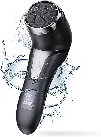 Lima Electrica Pies Recargable Callos Pies Eliminar con Succión al Vacío 3 Repuesto Rodillos 2 Velocidades IPX7 Impermeable Quita Durezas Electrico Pedicura Profesional Durezas Pies  