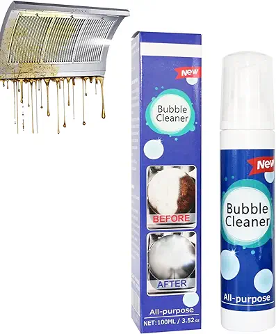 Limpiador de Burbujas de Cocina,Limpiador De Manchas De Aceite Pesado Espumoso,Limpiador de Burbujas de Cocina Multiusos,Limpiador Espumoso de Manchas de Aceite Pesado,Potente Limpiador De Espuma  