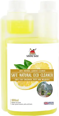 Limpiador de Cítricos Naturales de 500 ml, hace 20 Litros, Limpia Superficies de Cocina, Parrillas, Horno, Baño, Limpieza de Suelos, Ventanas, Cristales, Invernaderos, Ollas, Removedor de goma  