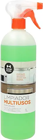 Limpiador Multiusos de Superficies Perfumado Pulverizador para Cristales Azulejos Acero Inoxidable 1 Litro Mayordomo  