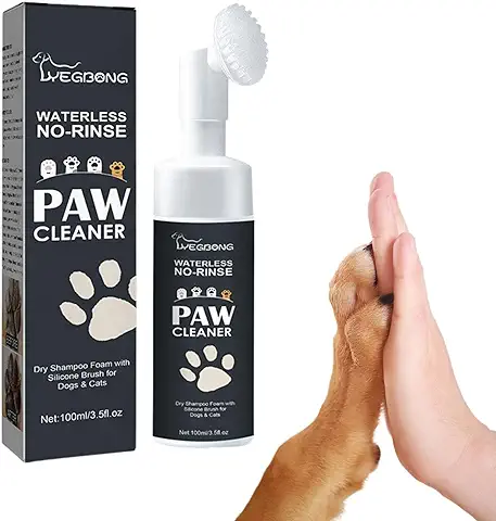 Limpiador Patas Perro, Almohadillas Perro, Cepillo con Espuma de Lavado en Seco, no Necesita Agua ni Enjuague, Elimina Suciedad y Bacterias, Ecológico, Limpia Patas Perro  
