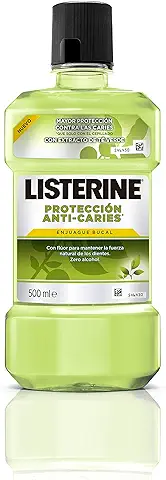 Listerine - Enjuague Bucal Protección Anticaries, 500 ml  