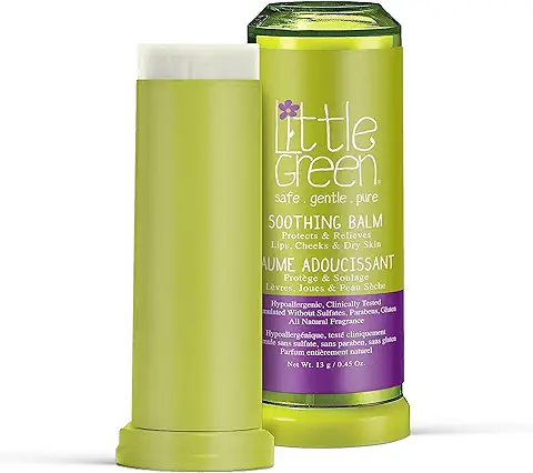 Little Green - Bálsamo Calmante 13 ml - Hidratación y Alivio para Irritaciones con Ingredientes Naturales que Cuidan la piel de los Niños | Producto Vegano  