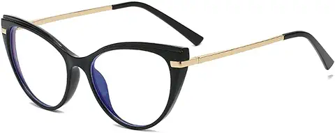 LJCZKA Gafas de Lectura Ojo de Gato Gafas con Filtro de Luz Azul Gafas para Ordenador Descanso para Mujer y Hombre  