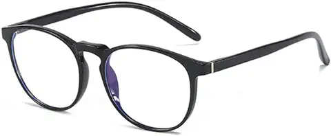 LNTICB Gafas con Filtro de Luz Azul Gafas de Ordenador Montura de Lentes TR90 Contra UV400 Lentes Transparente Anti Fatiga Unisex para Lectura Ordenador Gaming TV  