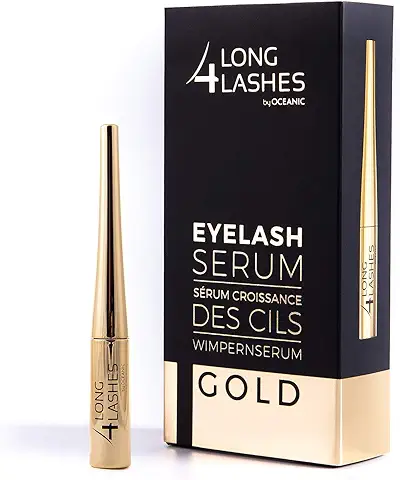 Long 4Lashes Gold Suero de Crecimiento de Pestañas, 4 ml  