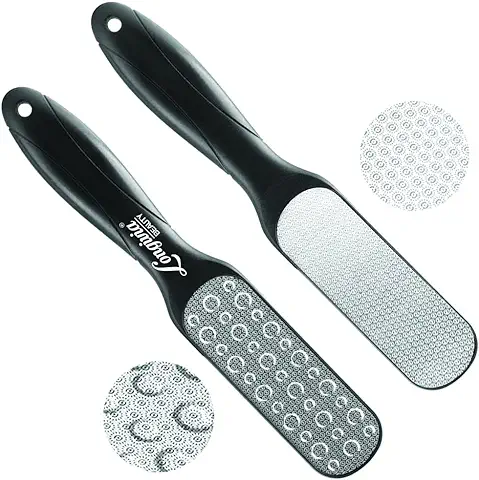 Longivia® Lima para Pies Profesional de Acero Inoxidable Quitador de Callos Manual Quita Piel Muerta y Durezas Raspador Reblandecedor Ablandador para Manos o Pies Pedicura Exfoliante  