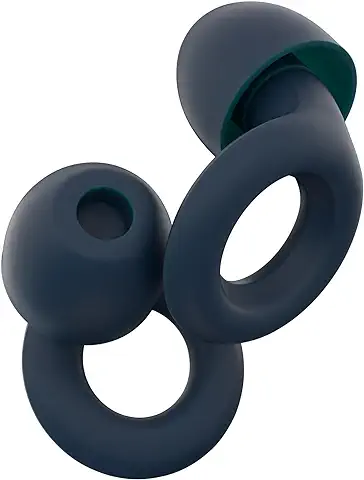 Loop Quiet Tapones para la Reducción del Ruido - Protección Auditiva Supersuave y Reutilizable de Silicona, para Dormir y Combatir la Sensibilidad al Ruido - 8 Almohadillas en XS/S/M/L - SNR 26dB  