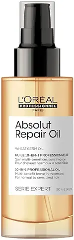 L’Oréal Professionnel | Aceite 10-IN-1 Oil Tratamiento Reconstructor para pelo seco y Dañado, Absolut Repair, SERIE EXPERT, 90ml  